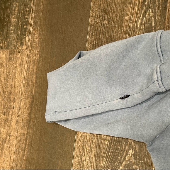 Alphalete Element ELMTS Crop Zip Jacket XS & Jogger Pant SM Women Sky Blue Set - Picture 12 of 13